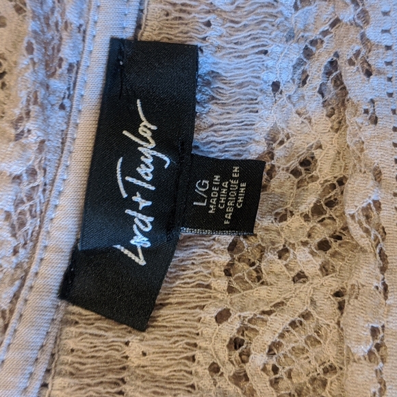*3/$10* Lord & Taylor Top Size Large - Picture 3 of 4